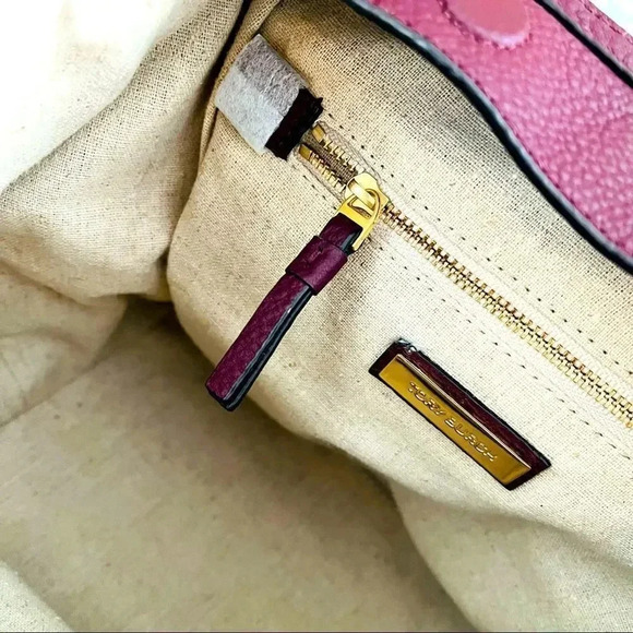 NWOT Tory Burch Half-moon Woven Leather Satchel In New Ivory - Picture 12 of 15